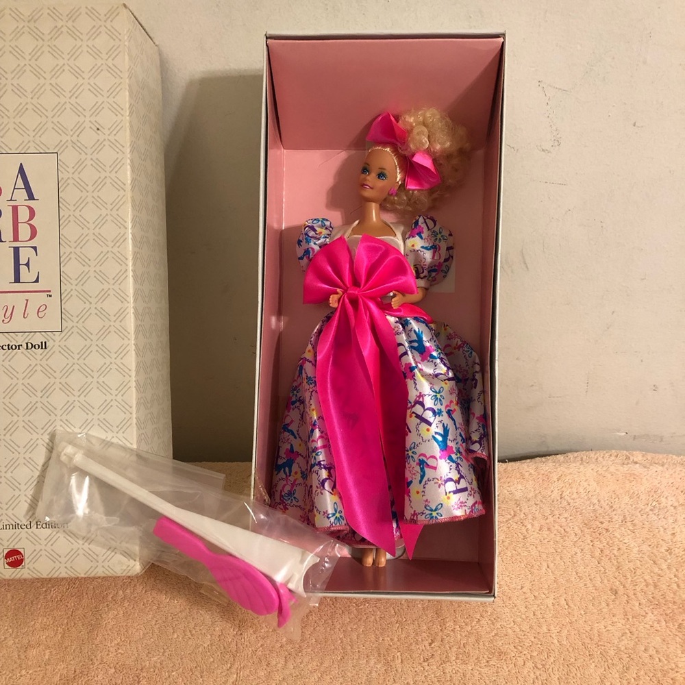 Vintage 1990 Mattel Barbie Style Collector Doll #5315 NIB